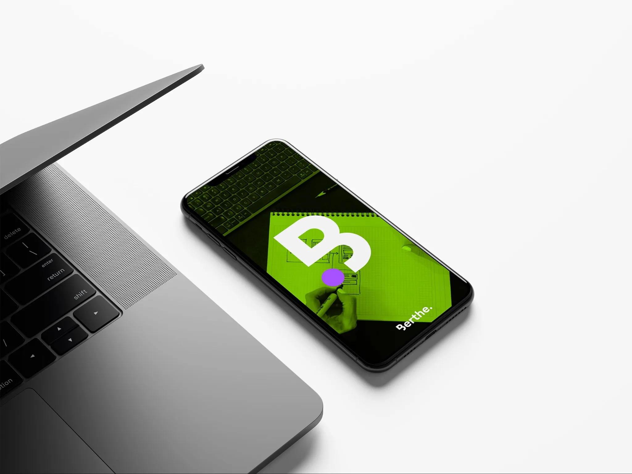 Univers Berthe adapté au smartphone